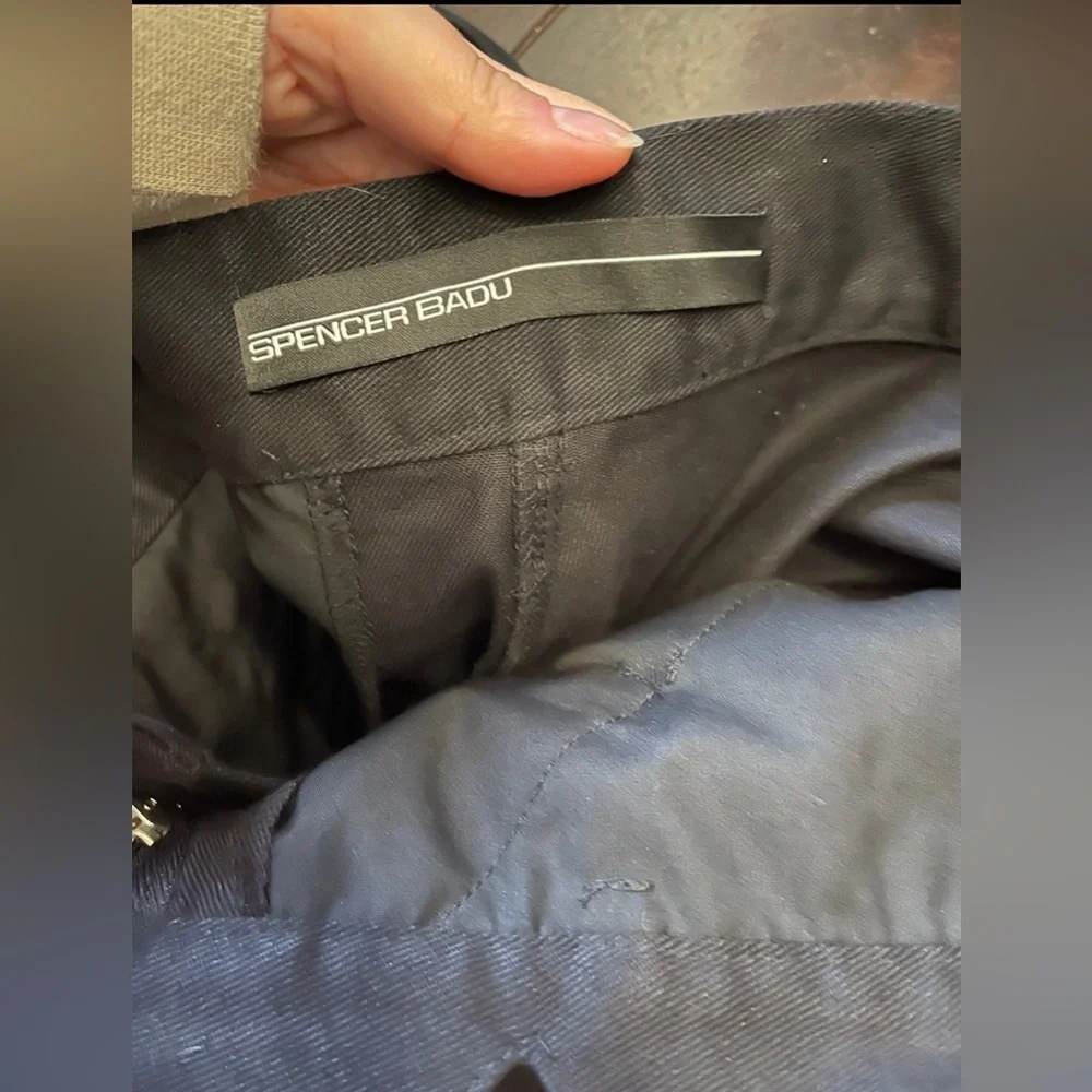 Spencer Badu Black Paneled Cargo Pants - Picture 4 of 6